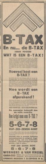 Bron: Dagbl. van Noord-Brabant, 30 nov. 1933