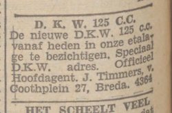 Bron: Dagblad van Noord-Brabant, 4 mei 1940