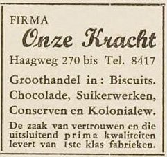 Advertentie van Onze Kracht