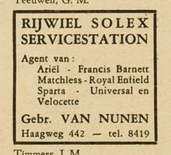 Bron: Adresboek Breda, 1952