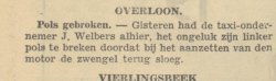 Bron: Nieuwe Venlosche Courant, 3 nov. 1939
