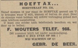 Bron: Nieuwe Tilb. Courant, 22 dec. 1933