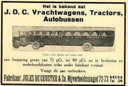 Advertentie van De Ceuster, 1930 (bron: Conam)