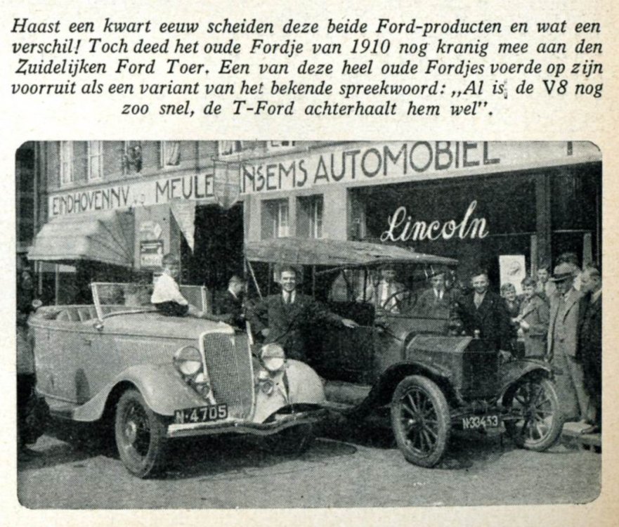 Ford (Bron: Ford Wereld, 1934)