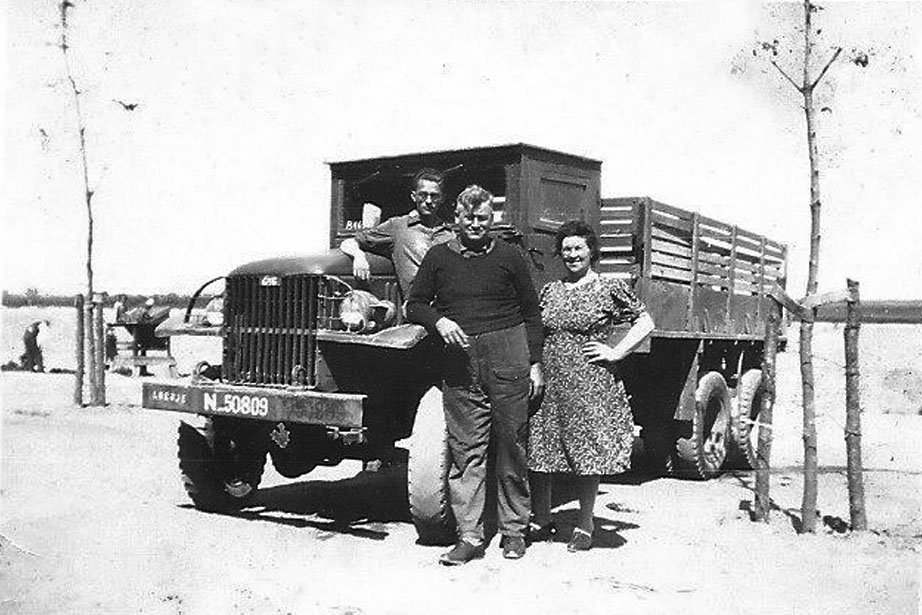 GMC truck, c. 1946.