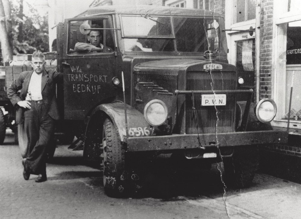 Leyland vrachtwagen, c. 1949.