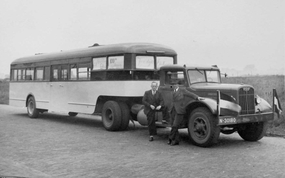 Autocar met DAF / Verheul oplegger (bron: particuliere collectie)