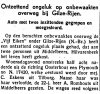 Krantenbericht over het ongeval (Collectie K. van Poppel)
