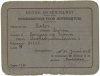 Nummerbewijs (collectie P. van Buren)