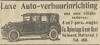 Advertentie van Spierings & Van Hout voor auto-verhuurinrichting (Bron: De Zuid-Willemsvaart, 1 aug. 1931)