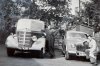 Bedford en Rover P4 (Bron: collectie Heemkundige Studiekring De Acht Zaligheden)