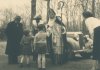Mercedes-Benz 170S Cabriolet B tijdens Sinterklaasfeest in Vught, 1951 (coll. Nico de Bont)